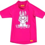 Футболка лайкра детская iQ UV 300+ розовый Dino