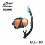 Комплект TUSA TS2425 маска+трубка зеркальные линзы в сумке