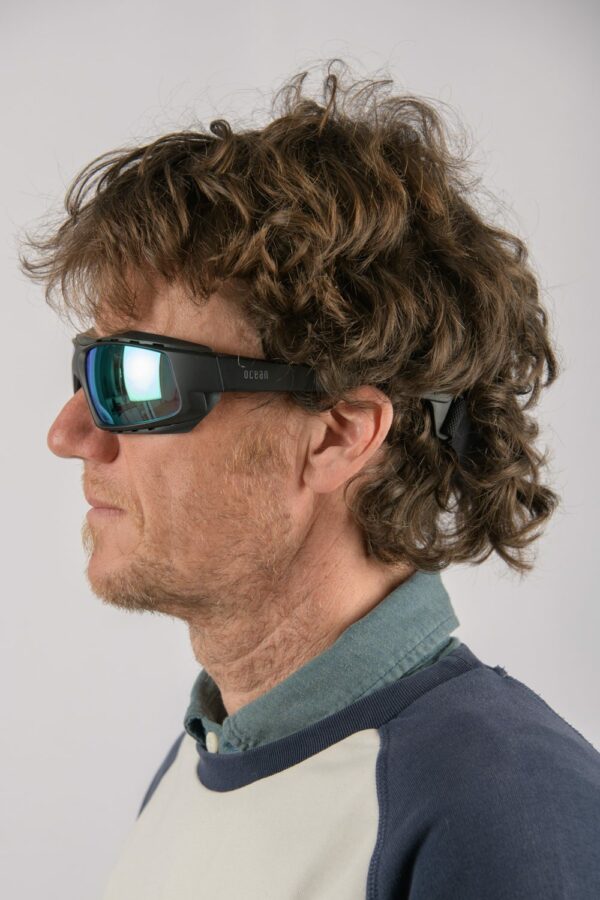 Очки OCEAN Paros Matt Black / Revo Blue Polarized lenses