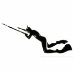 Наклейка Подводный охотник