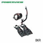 Комплект Tusa TS2521 маска+трубка+ласты — изображение 2