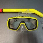 Комплект маска Вентура Миди + трубка Микс детский