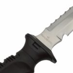 Нож водолазный острый конец черный — изображение 7