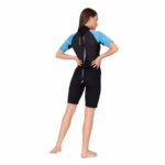 Гидрокостюм Scorpena Hawaii Shorty 3мм женский голубой — изображение 3