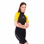 Гидрокостюм Scorpena Hawaii Shorty 3мм женский желтый — изображение 4