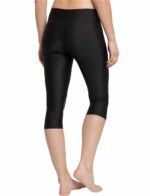 Шорты лайкра iQ UV 300+ женcкие черные капри — изображение 2