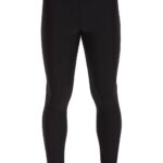 Штаны лайкра  LEGGINS iQ UV 300+ мужские с карманом чёрный