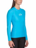 Футболка iQ UV 300+ женская бирюзовая — изображение 3