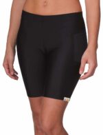 Шорты  iQ UV 300+ женские с карманом черный — изображение 3