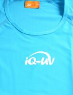 Футболка iQ лайкра UV 300 Watersport  женская короткий рукав бирюзовый — изображение 4