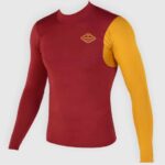 Футболка лайкра SooRuz STREY мужская длинный рукав бордовый