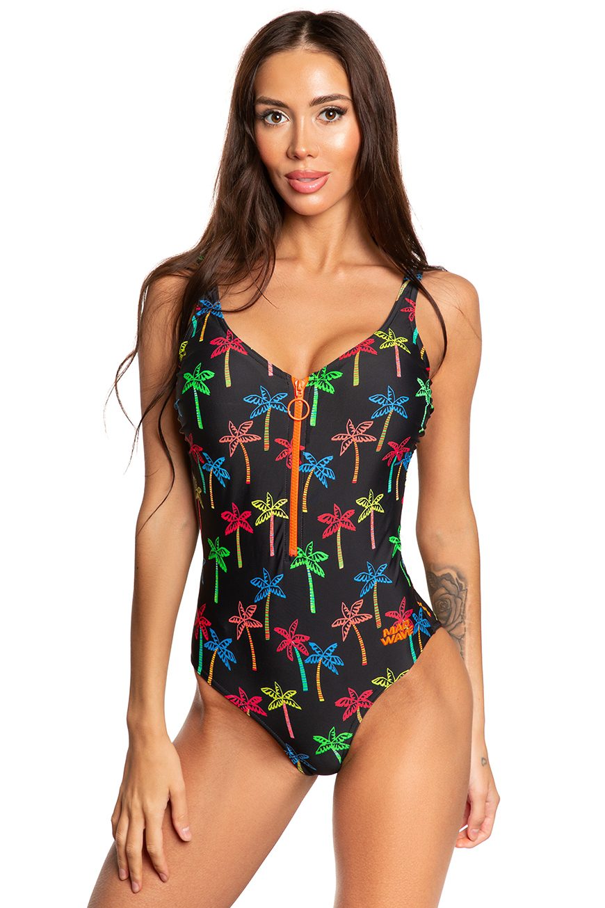 Купальник Siena черный пальмы — изображение 2