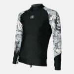 Футболка Aqualung лайкра черный/белый длинный рукав мужская — изображение 2