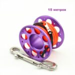 Катушка-шпуля алюминиевая 15м с карабином — изображение 10