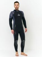 Гидрокостюм NERO мужской 3мм серый — изображение 12
