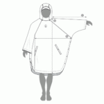 Пончо Fourth Element ветрозащитное бордо — изображение 7