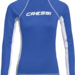 Футболка лайкра Cressi женская длинный рукав синяя