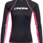 Футболка лайкра Cressi женская длинный рукав розовая