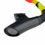 Трубка Scorpena J2 два клапана черный силикон — изображение 3