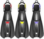 Ласты Storm открытая пятка чёрный