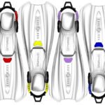 Ласты Storm открытая пятка белый