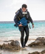 Ласты Storm открытая пятка синий — изображение 3