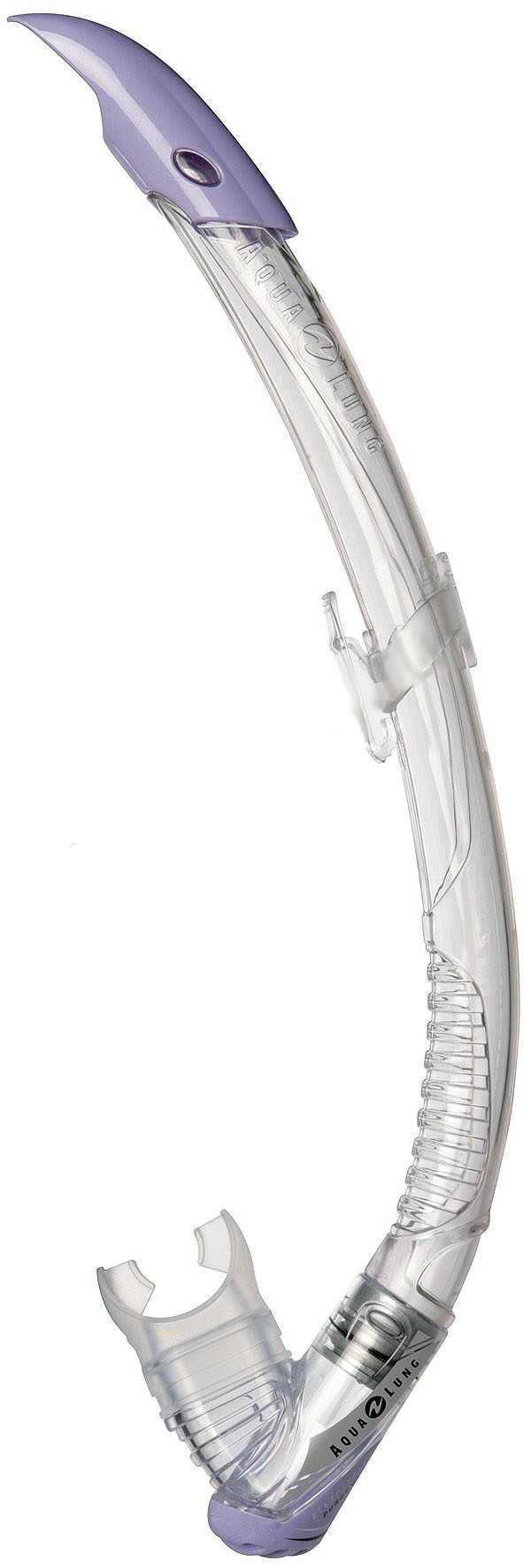 trubka_podvodnaya_aqualung_zephyr_prozrachnyy_silikon_lavender Трубка Zephyr прозрачный силикон — изображение 1