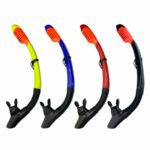 Трубка Scorpena J2 два клапана черный силикон