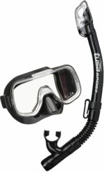 Комплект TS2022 детский маска+трубка в сумке черный силикон — изображение 2