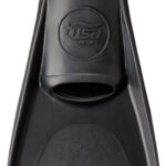 Ласты TUSA резиновые закрытая пятка черные