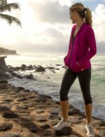 Шорты лайкра iQ UV 300+ женcкие черные капри — изображение 6