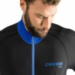 Гидрокостюм Skin лайкровый мужской синий — изображение 11