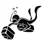 Наклейка Дайвер — изображение 2