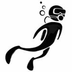 Наклейка Дайвер