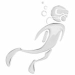 Наклейка Дайвер — изображение 2