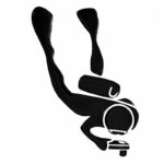 Наклейка Дайвер — изображение 3