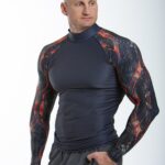 Футболка лайкра Mako длинный рукав черная