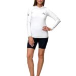 Футболка с капюшоном  Sargan Скелетон лайкра женская белый