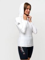 Футболка с капюшоном  Sargan Скелетон лайкра женская белый — изображение 2