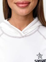 Футболка с капюшоном  Sargan Скелетон лайкра женская белый — изображение 6