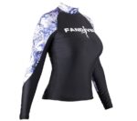 Футболка Marble лайкра фиолетовый длинный рукав женская — изображение 2