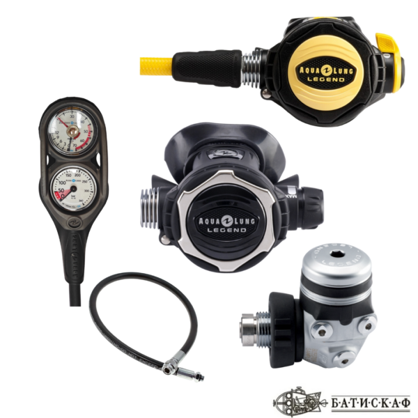 Комплект Aqualung Legend Supreme LX ACD+октопус Legend+консоль+шланг поддува