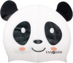 Шапочка силиконовая Панда детская белая
