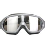 Очки FanSwim T48 зеркальные линзы черный силикон серый