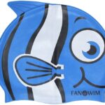 Шапочка силиконовая Рыбка детская-Голубой